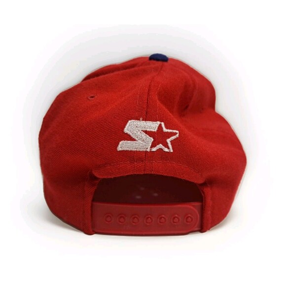 Philadelphia Phillies Vintage Hat Starter Wool 90s Snapback The Natural Red - Picture 4 of 9